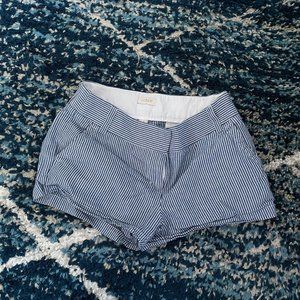 J crew jean shorts striped